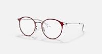 RayBan 银色搭红色; 银色 null