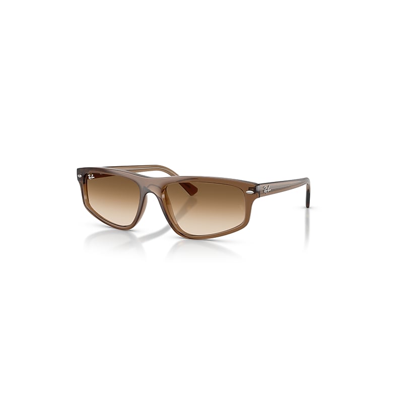 Ray-Ban Sunglasses   - Transparent Light Brown Frame Brown Lenses 57-18, RB2225