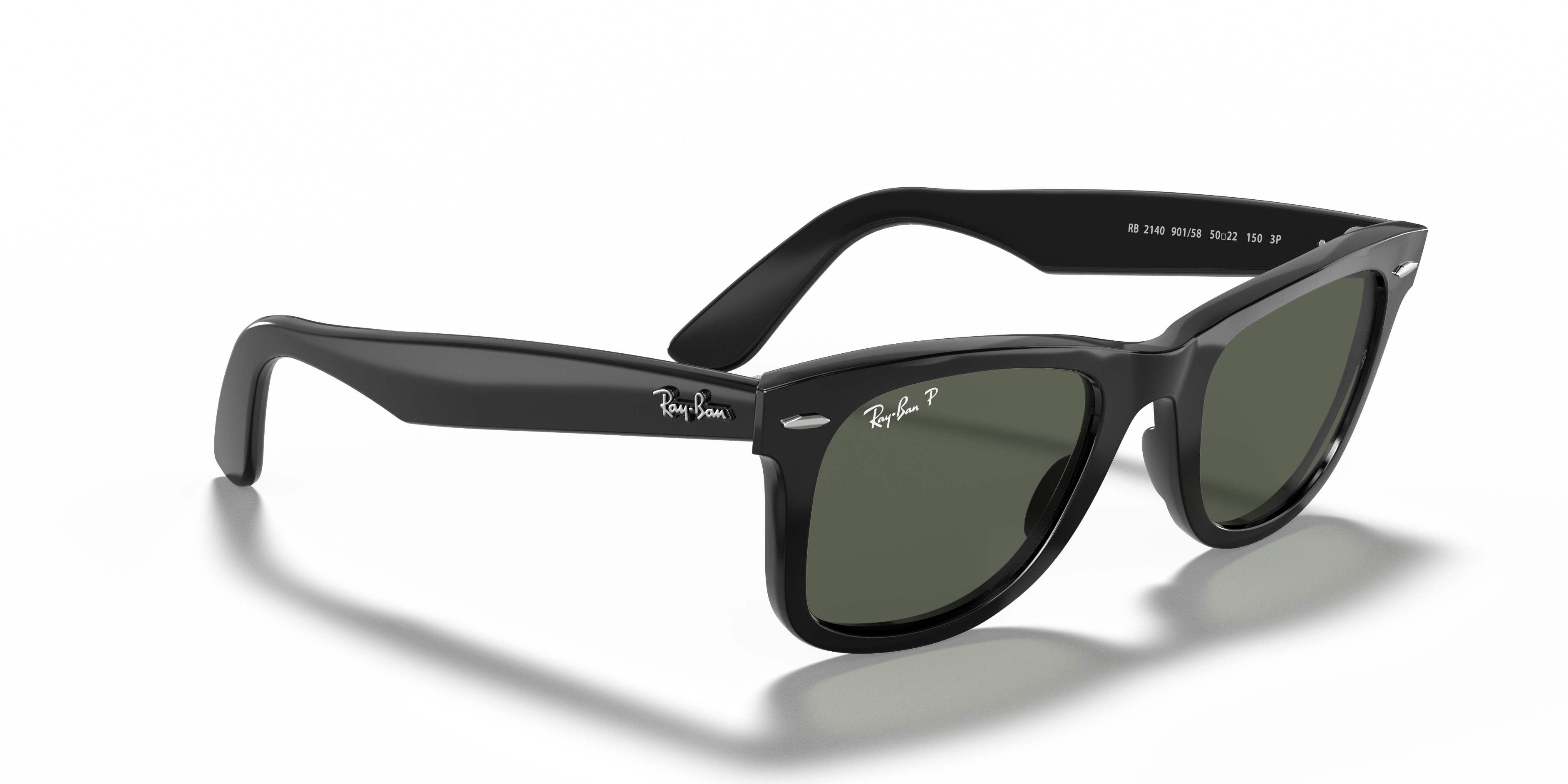 Ray-Ban RB 2140 WAYFARER サングラス ORIGINAL WAYFARER CLASSIC Sunglasses in Black and Green