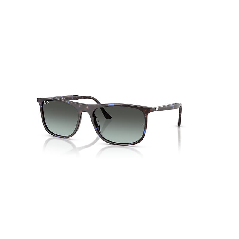 Ray Ban Rb2216 Sonnenbrillen Havana Blue Turtle Fassung Blau Glas 58-18 In Havana Blue Turtle