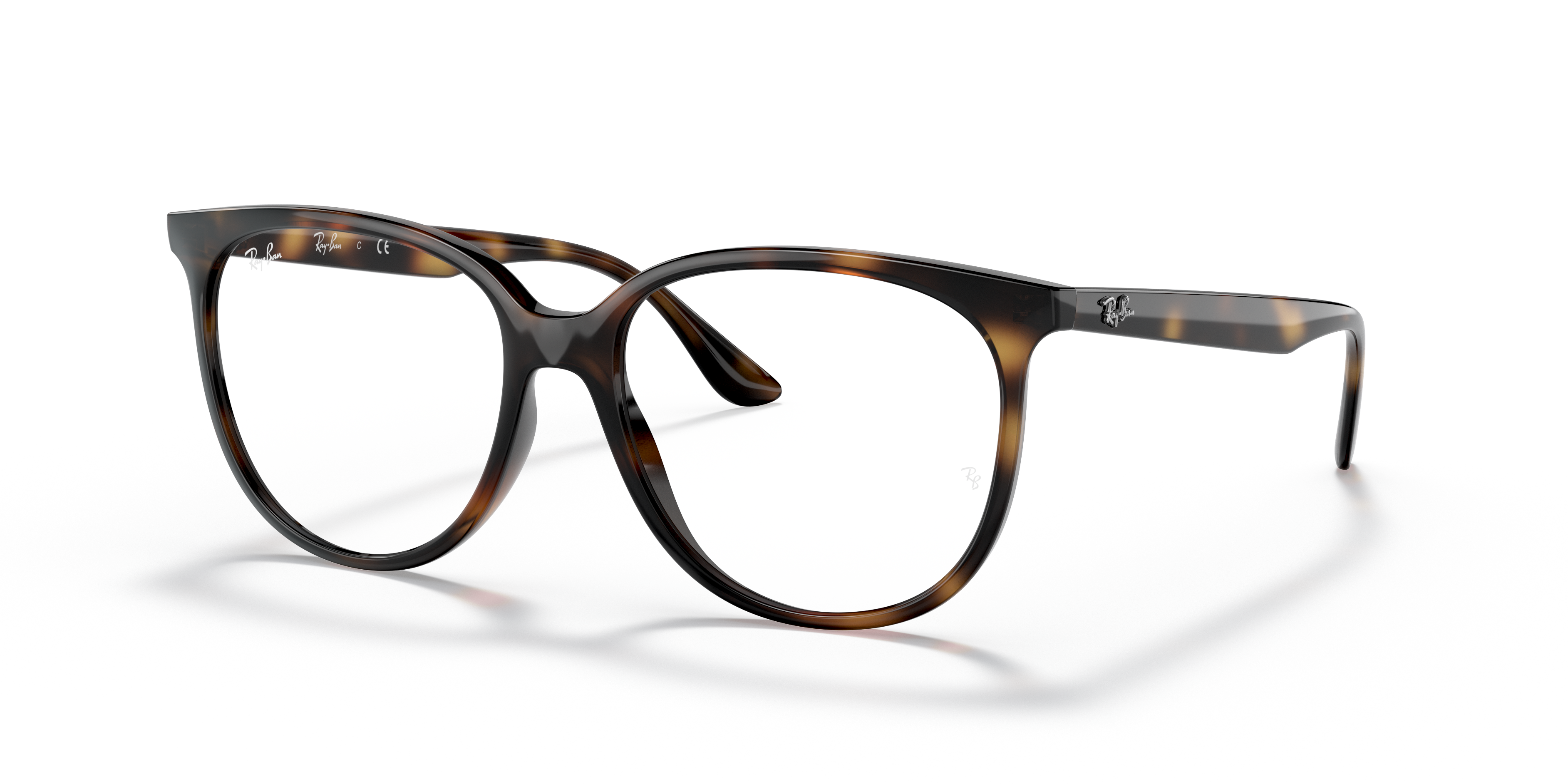 RB4378V OPTICS Polished Havana Frame Clear Lenses 54-16