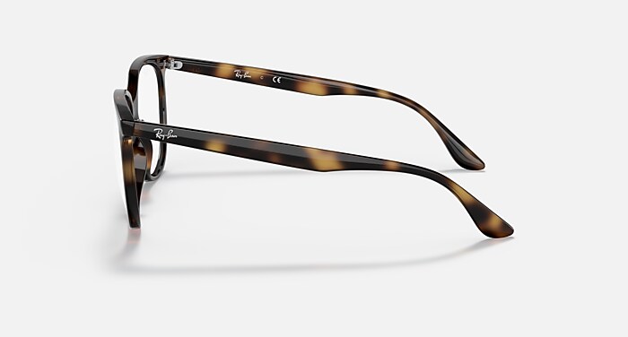Ray-Ban Eyeglasses Woman Rb4378v Optics Prescription - Black Frame Clear Lenses 54-16 Polarized