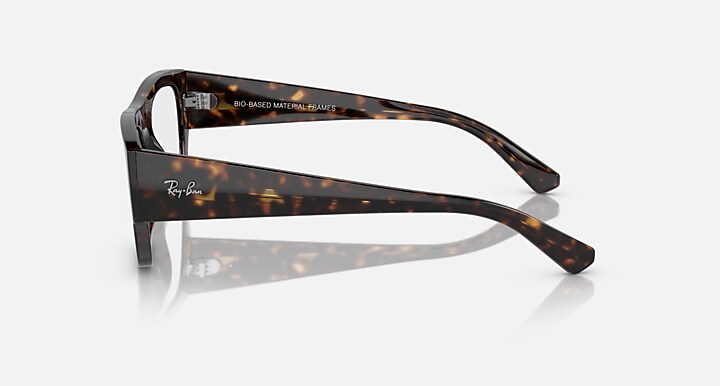 Ray-Ban 0RX7218 KRISTIN OPTICS BIO-BASED 抛光 哈瓦那 OPTICAL_Lateral