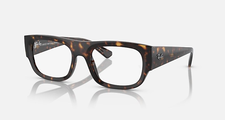 Ray-Ban 0RX7218 KRISTIN OPTICS BIO-BASED 抛光 哈瓦那 OPTICAL_Quarter