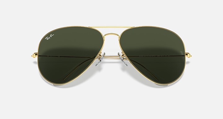 Ray-Ban Sunglasses Unisex Aviator Large Metal - Arista Frame Blue Lenses 58-14