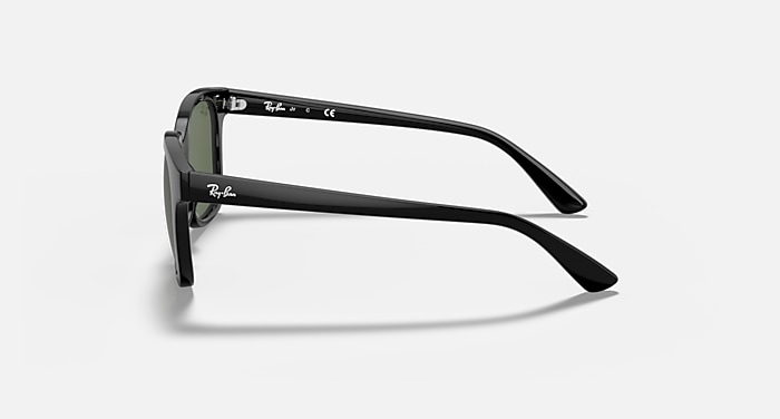 Ray-Ban Sunglasses Children Rb9071s Kids - Black Frame Green Lenses 48-18