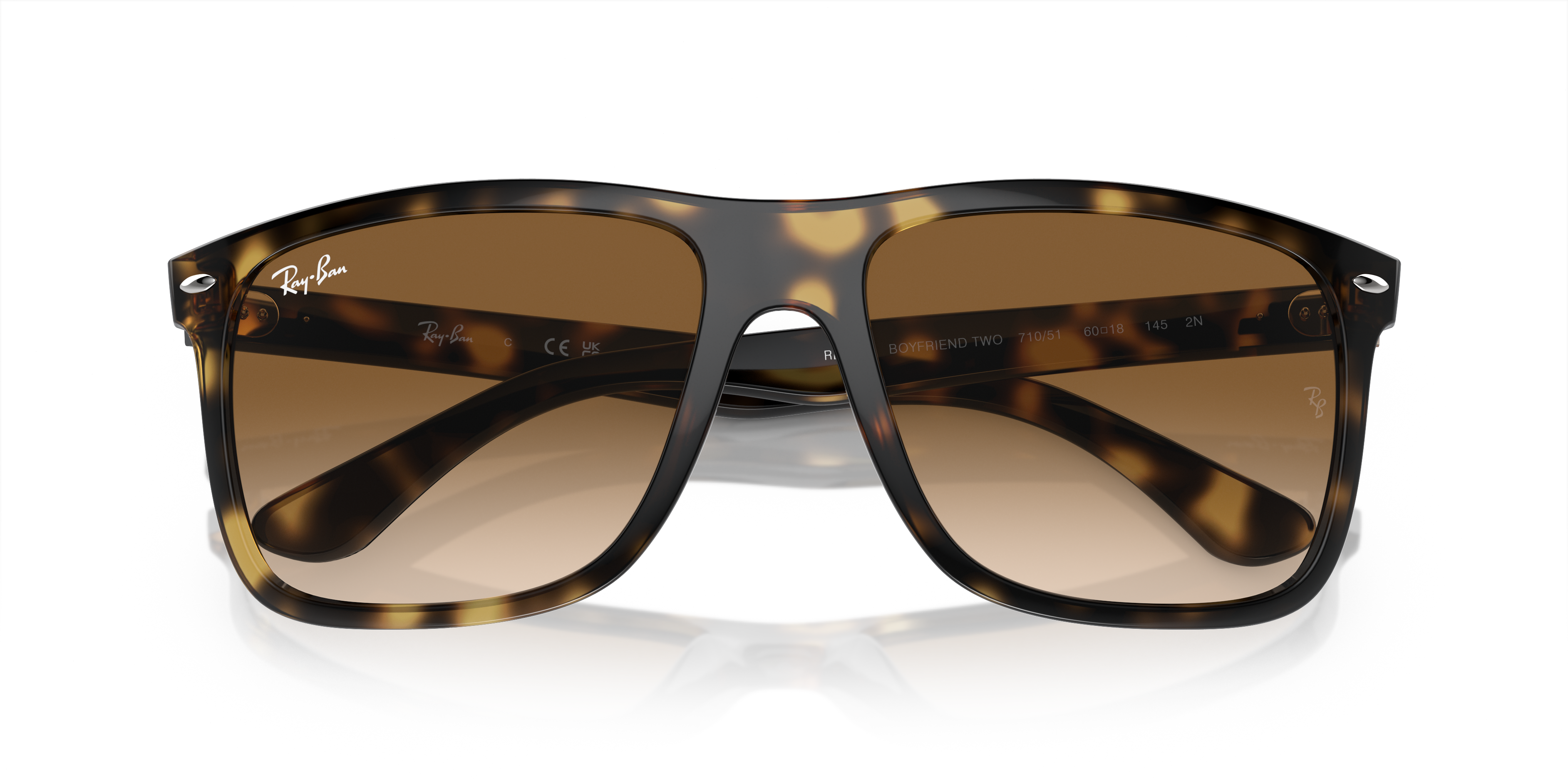 BOYFRIEND TWO Sunglasses in Havana and Light Brown - RB4547 | Ray-Ban® BOYFRIEND TWO Sunglasses in Havana and Light Brown - RB4547 | Ray-Ban®