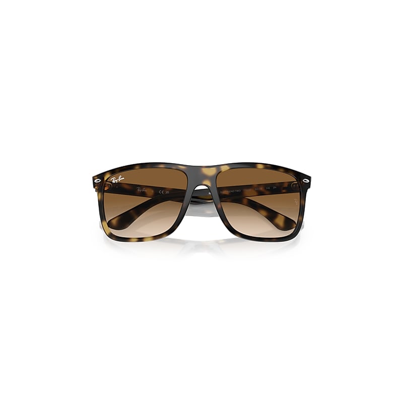 Ray-Ban Boyfriend Two Sunglasses Havana Frame Brown Lenses 57-18