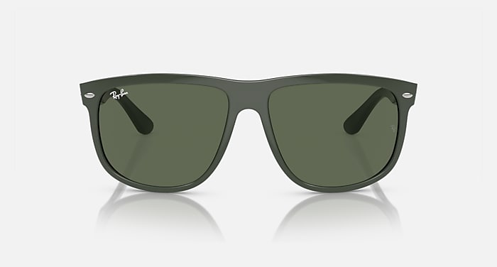 Ray-Ban Sunglasses Boyfriend Black Frame Grey Lenses