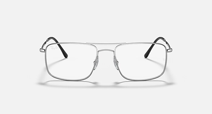 Ray-Ban Eyeglasses Unisex Rb6434 Optics Prescription - Gold Frame Clear Lenses 55-18 Polarized