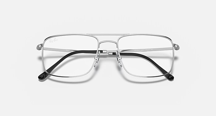 Ray-Ban Eyeglasses Unisex Rb6434 Optics Prescription - Gold Frame Clear Lenses 55-18 Polarized