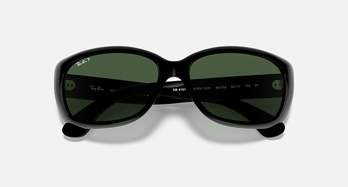 JACKIE OHH Sunglasses in Black and G-15 Green - RB4101 | Ray  display picture 1