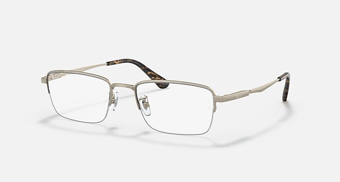 RB8763 OPTICS Eyeglasses with White Gold Frame - RB8763D