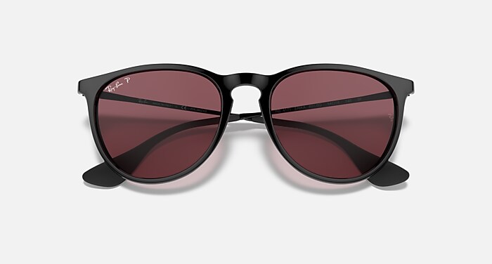 Ray-Ban Sunglasses Erika Classic Black Frame Violet Lenses