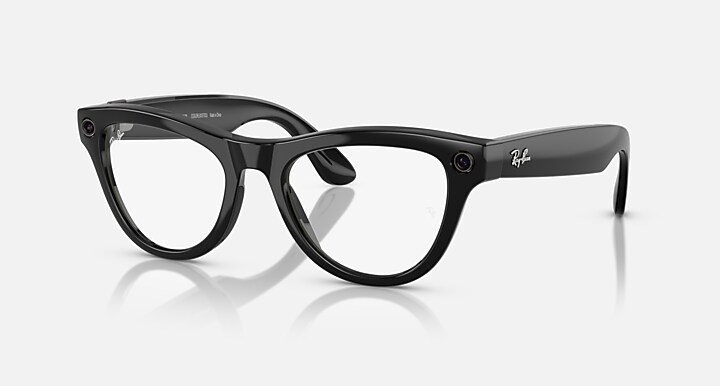 Ray-Ban Meta Skyler Smart Glasses Black Frame Violet Lenses