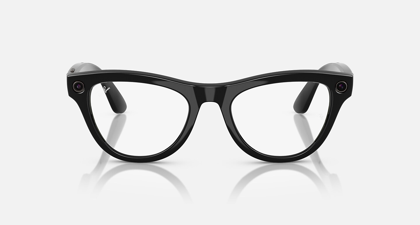 Ray-Ban Meta Skyler Smart Glasses Black Frame Violet Lenses