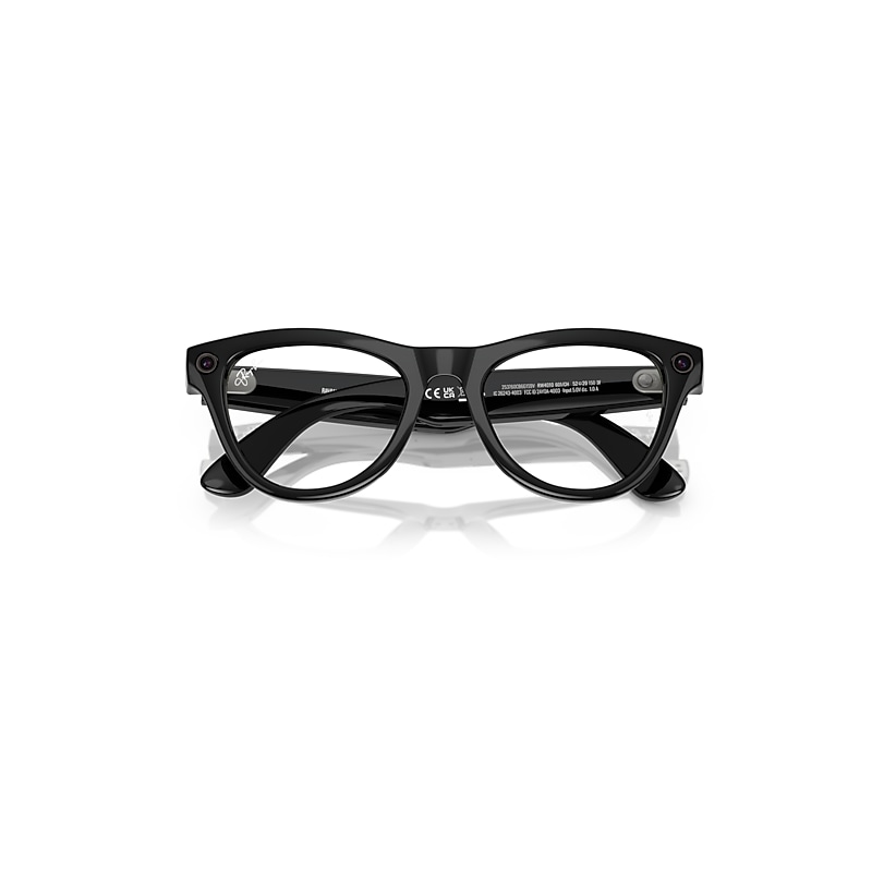 Ray-Ban Meta Black Frame Violet Lenses AI Glasses