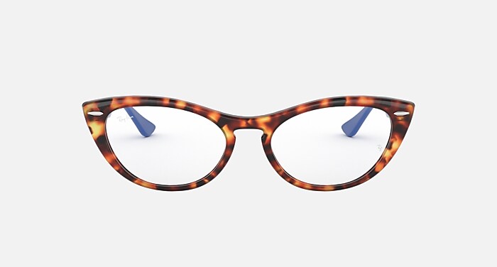 小物 Ray-Ban  NINA Ray-Ban Nina Gray Non-Polarized Sunglasses - Havana/Blue