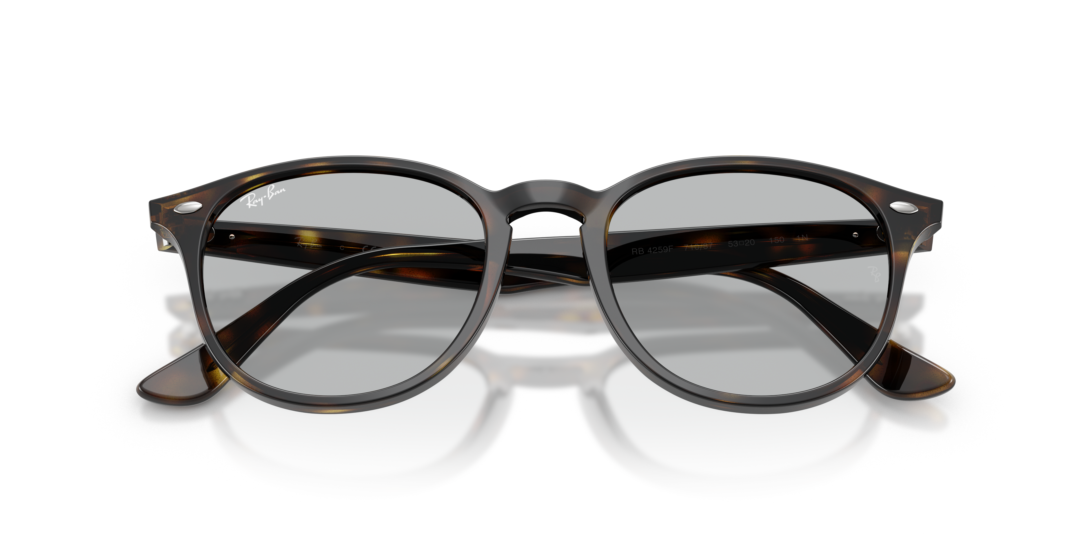 RB4259 Sunglasses in Light Havana and Light Grey - RB4259F | Ray