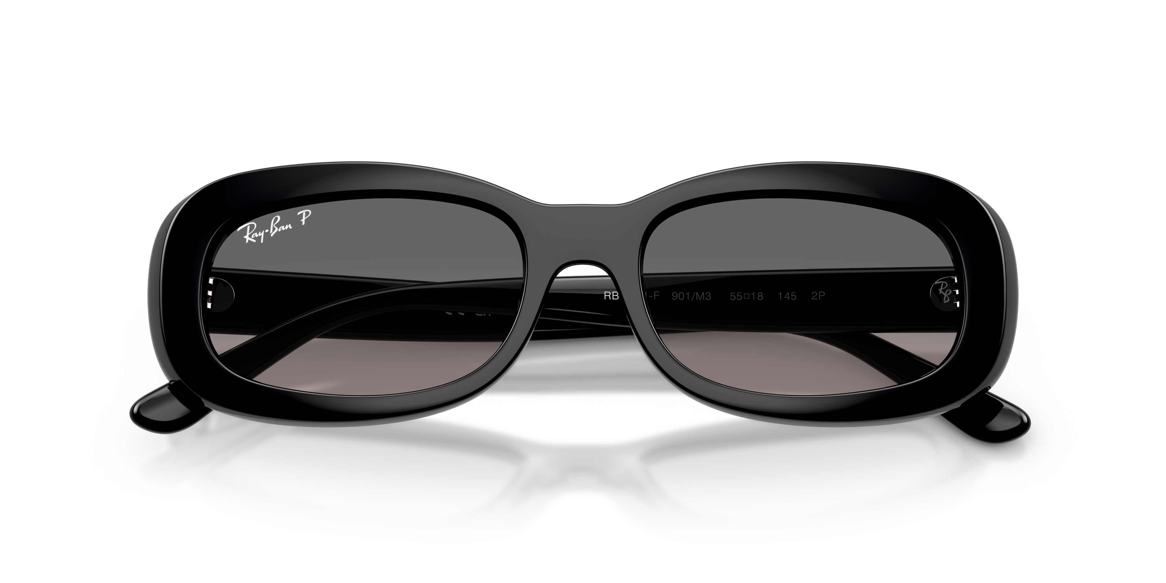 Ray-Ban ORB2221F ブラック サングラス 0RB2221F__901_M3__P21__shad__c