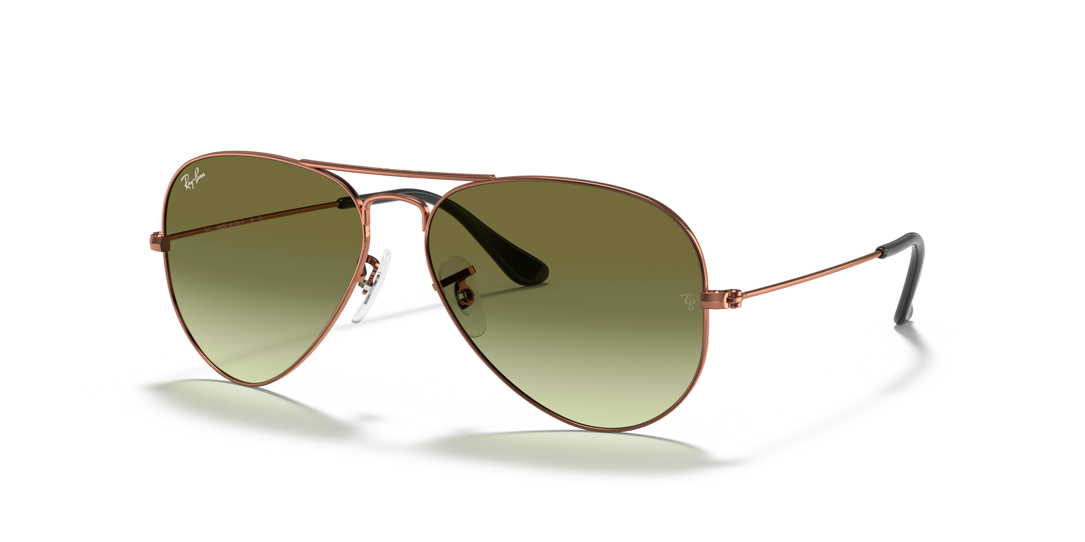 ray ban aviator bronze copper