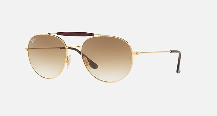 RB3540 Sunglasses in Arista Gold and Light Brown Gradient  display picture 1
