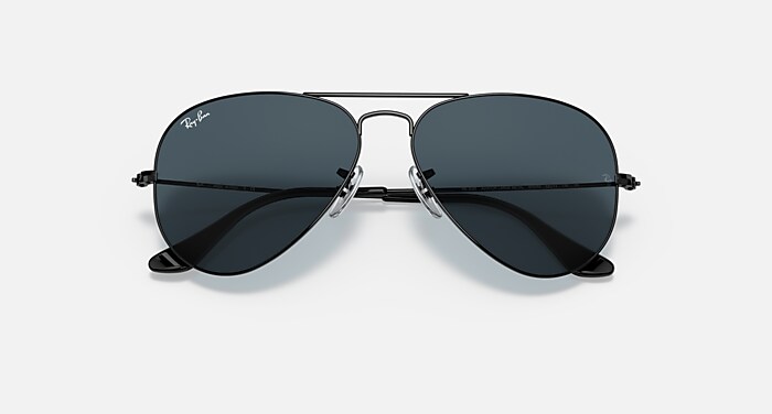 AVIATOR X THE ONES Sunglasses in Black and Blue Classic