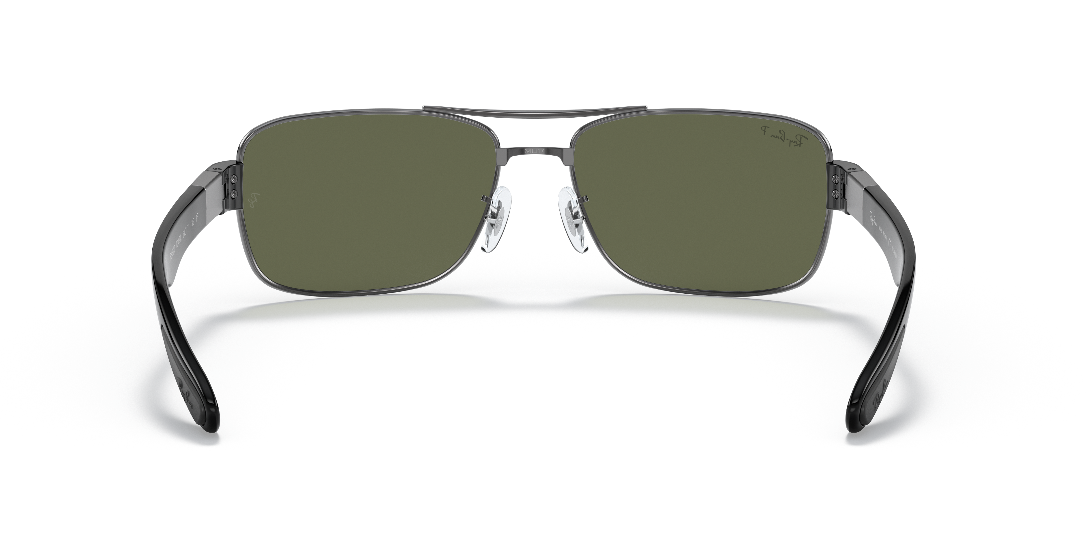 RayBan レイバン RB3522 偏光レンズ RB3522 Sunglasses in Gunmetal and G-15 Green - RB3522 | Ray