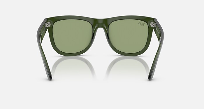 WAYFARER REVERSE LIMITED Sunglasses in Transparent Green and Green