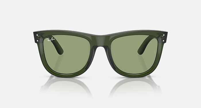 WAYFARER REVERSE LIMITED Sunglasses in Transparent Green and Green