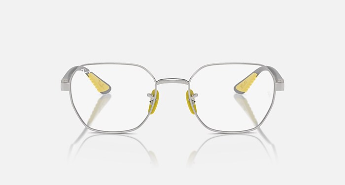 Ray-Ban Eyeglasses Unisex Rb6594m Optics Scuderia Ferrari Collection - Blue Frame Clear Lenses 54-20 Polarized