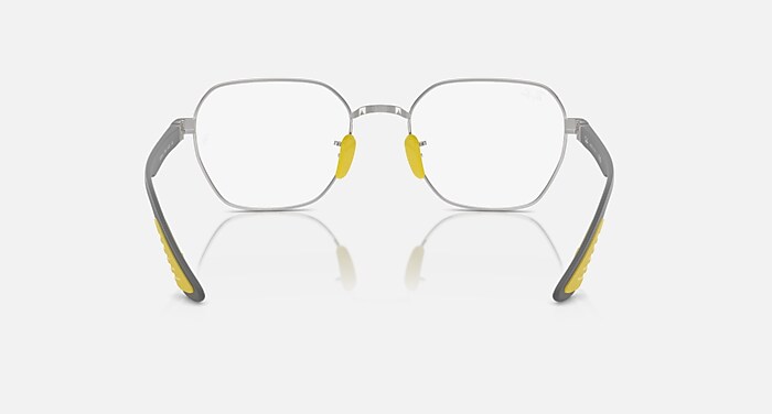 Ray-Ban Eyeglasses Unisex Rb6594m Optics Scuderia Ferrari Collection - Blue Frame Clear Lenses 54-20 Polarized