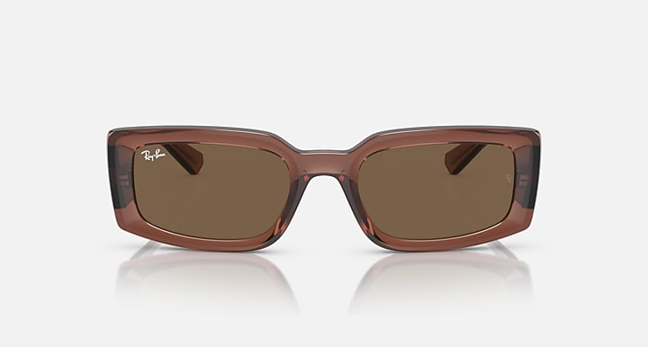 Ray-Ban Sunglasses Kiliane Bio-based Transparent Brown Frame Brown Lenses