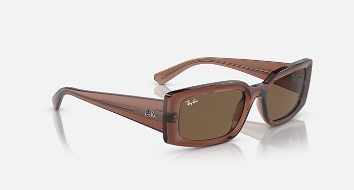 KILIANE BIO-BASED Sunglasses in Transparent Brown and Dark Brown