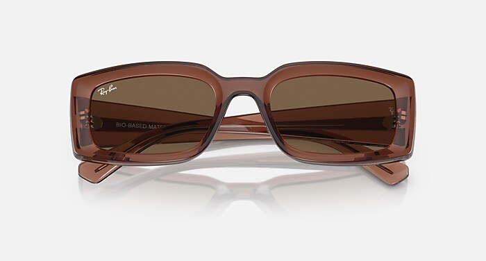 KILIANE BIO-BASED Sunglasses in Transparent Brown and Dark Brown