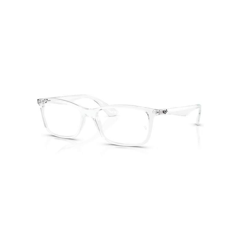 Ray-Ban Eyeglasses Unisex Rb7047 Optics - Transparent Frame Clear Lenses Polarized 56-17