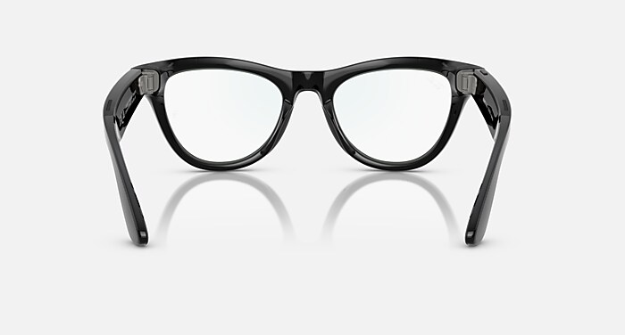 Ray-Ban Meta Skyler AI Glasses Black Frame Clear Lenses