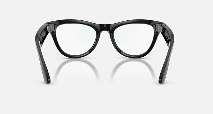 Ray-Ban Meta Skyler AI Glasses Black Frame Clear Lenses