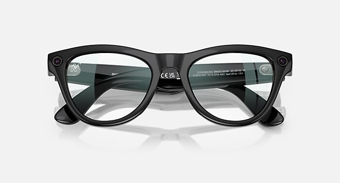 RAY-BAN | META SKYLER Sunglasses in Black and Clear - | Ray