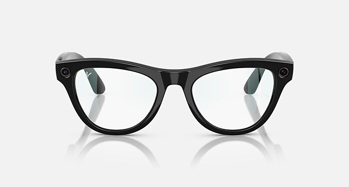 RAY-BAN | META SKYLER Sunglasses in Black and Clear - | Ray-Ban® GB