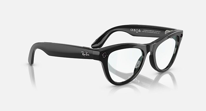 RAY-BAN | META SKYLER Sunglasses in Black and Clear - | Ray