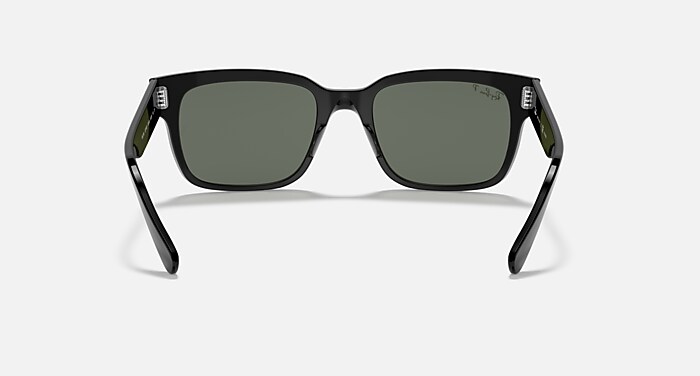 Ray-Ban Sunglasses Jeffrey Black Frame Green Lenses