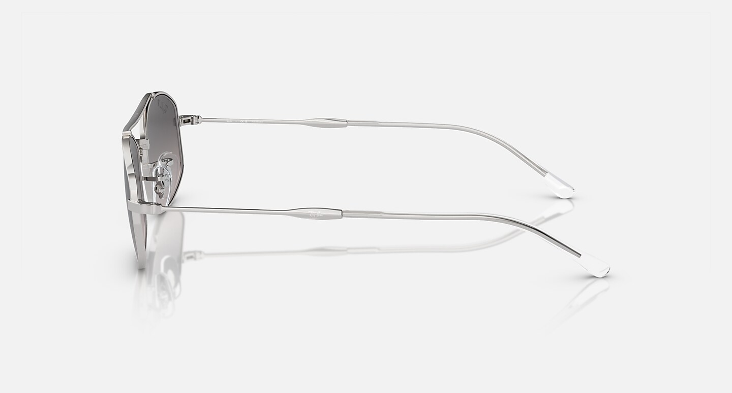 Ray-Ban Sunglasses Rb3719 Silver Frame Grey Lenses