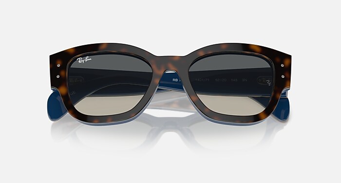JORGE Sunglasses in Havana Grey On Blue and Grey - RB7681S