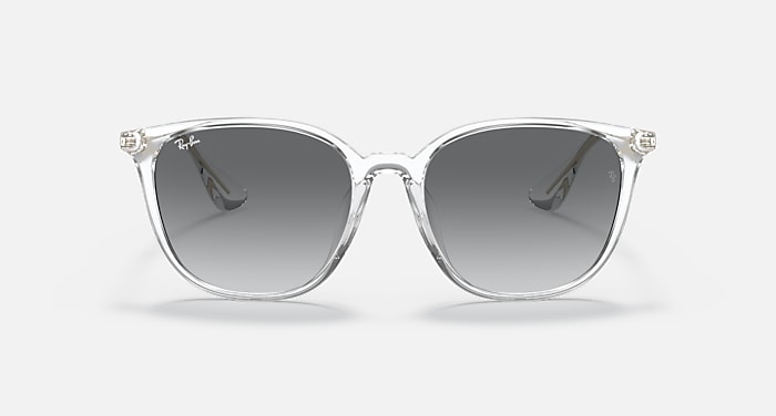 Ray-Ban Sunglasses Unisex Rb4348d - Gold Frame Grey Lenses 57-18