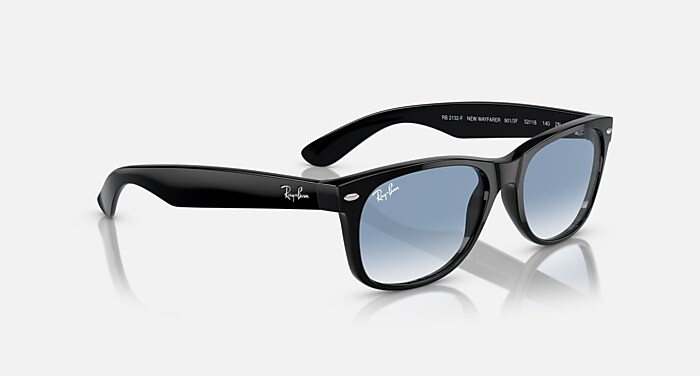 NEW WAYFARER CLASSIC Sunglasses in Black and Blue RB2132F Ray