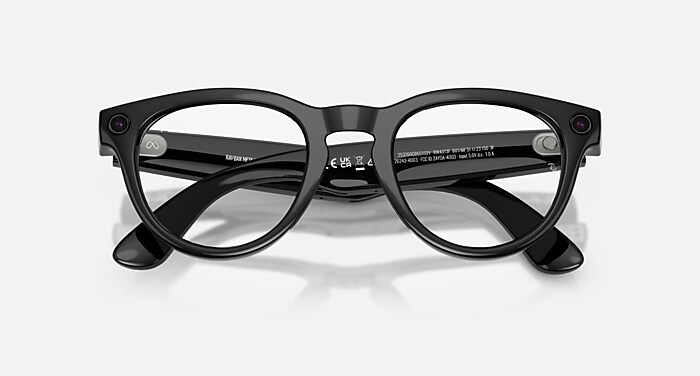 RAY-BAN META LOW BRIDGE FIT HEADLINER - GEN 2 Sunglasses in Black