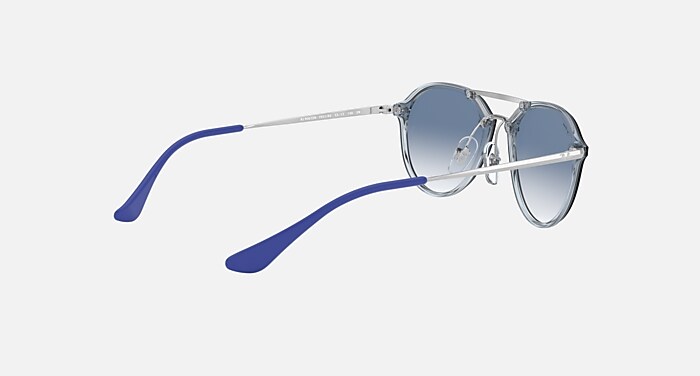 Ray-Ban　レイバン　サングラス　RJ9067SN　ブルーレンズ RB9067S KIDS Sunglasses in Transparent Light Blue and Blue