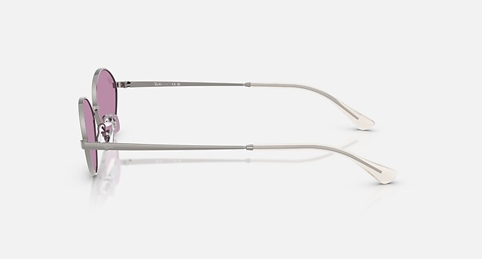 Ray-Ban Sunglasses Unisex Kai Bio-based - Gunmetal Frame Violet Lenses 59-15