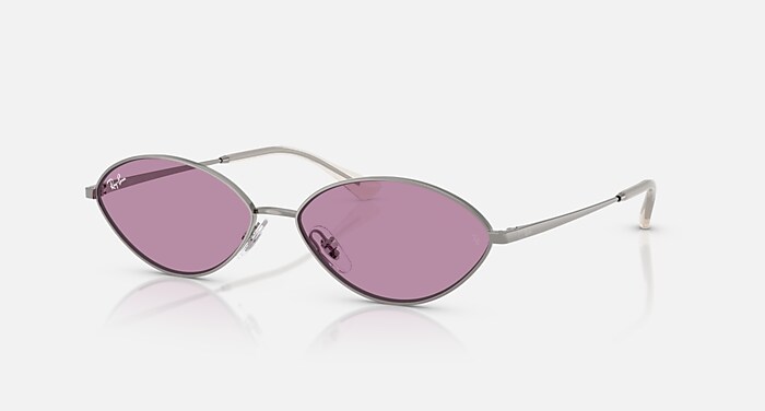 アクリル画　富士と朝虹 46cm x 1m KAI BIO-BASED Sunglasses in Gunmetal and Dark Violet